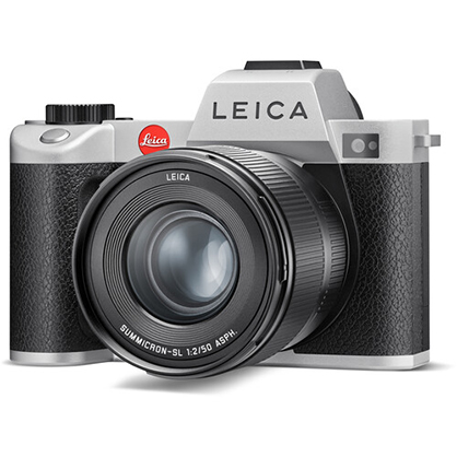 1021320_B.jpg - Leica SL2 Mirrorless Camera with Noctilux-M 50mm f/1.2 Lens and M-Adapter Silver