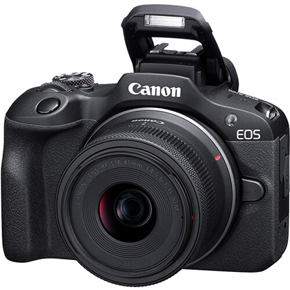 Canon EOS R100 Mirrorless Camera with 18-45mm Lens+ $50 Cashback via Redemption