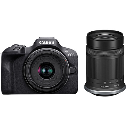 Canon EOS R100  with 18-45mm and 55-210mm Kit+ $50 Cashback via Redemption