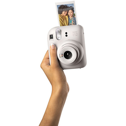 1020536_E.jpg - Fujifilm INSTAX MINI 12 Instant Film Camera (Clay White)