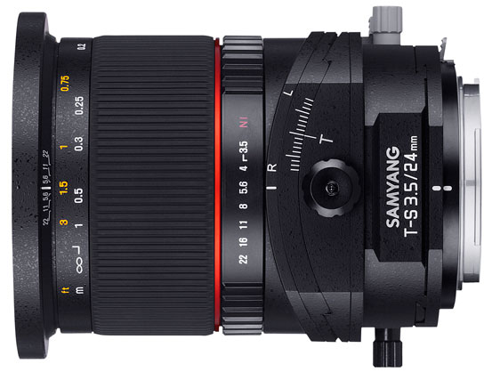 Samyang 24mm f/3.5 Tilt Shift - Canon