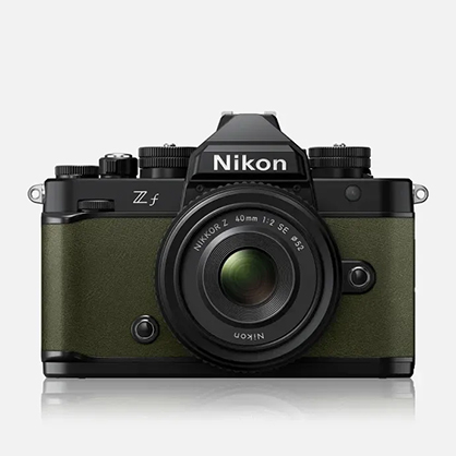 Nikon Zf with 40mm Lens Kit Moss Green + Bonus FTZ II Adapter