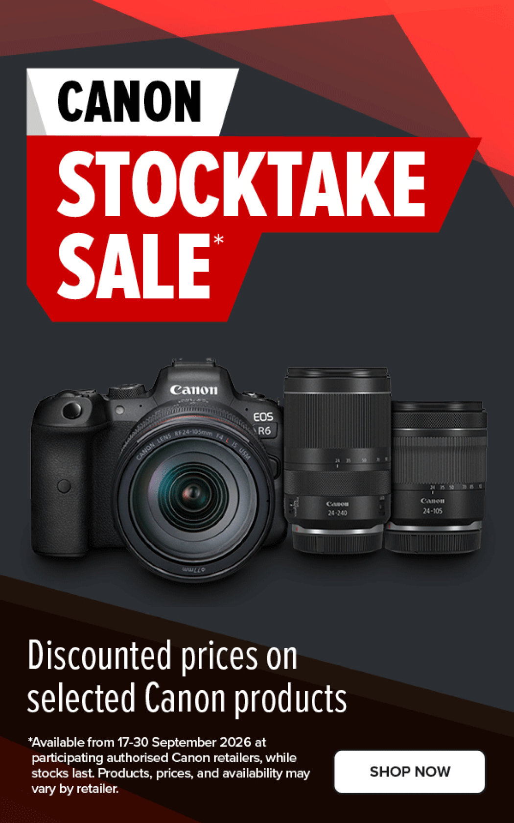Canon stocktake sale BOTTOM