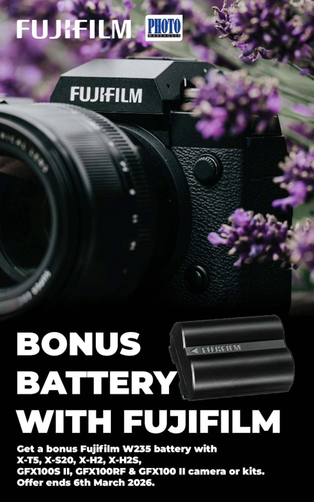 Fuji bonus batt BOTTOM