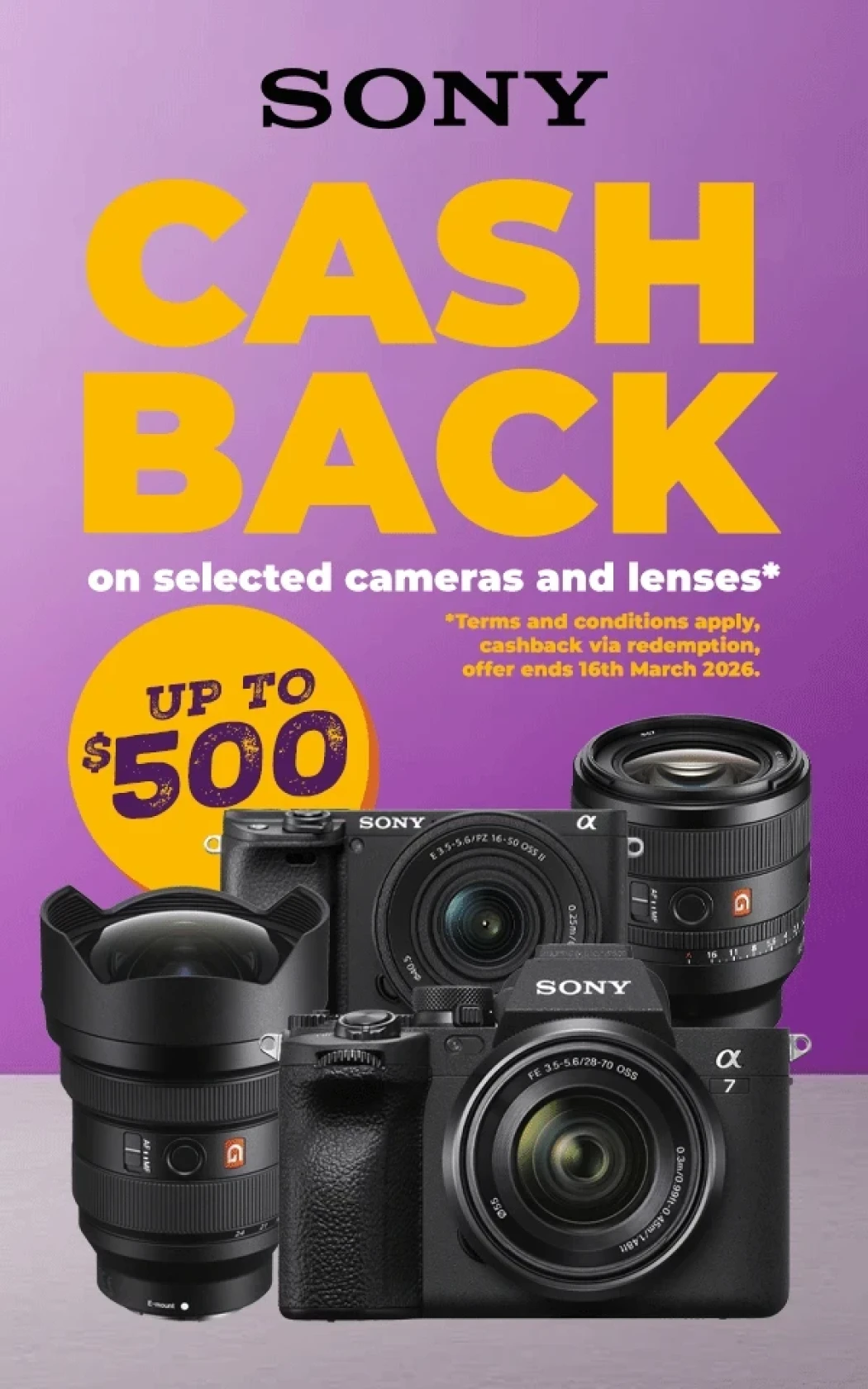 Sony cashback 2026 BOTTOM
