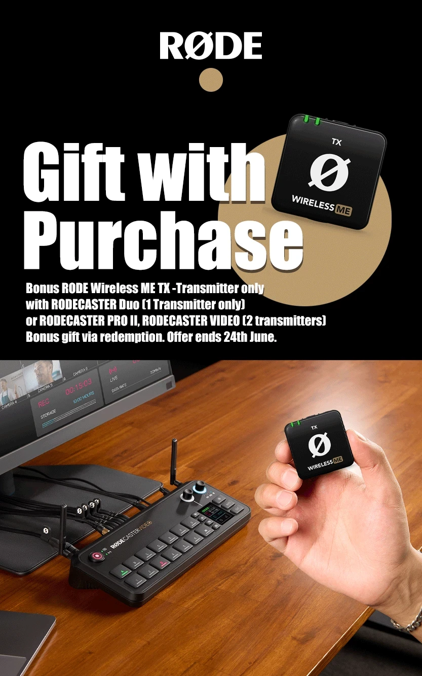 rode CASTER gift with purchase BOTTOM