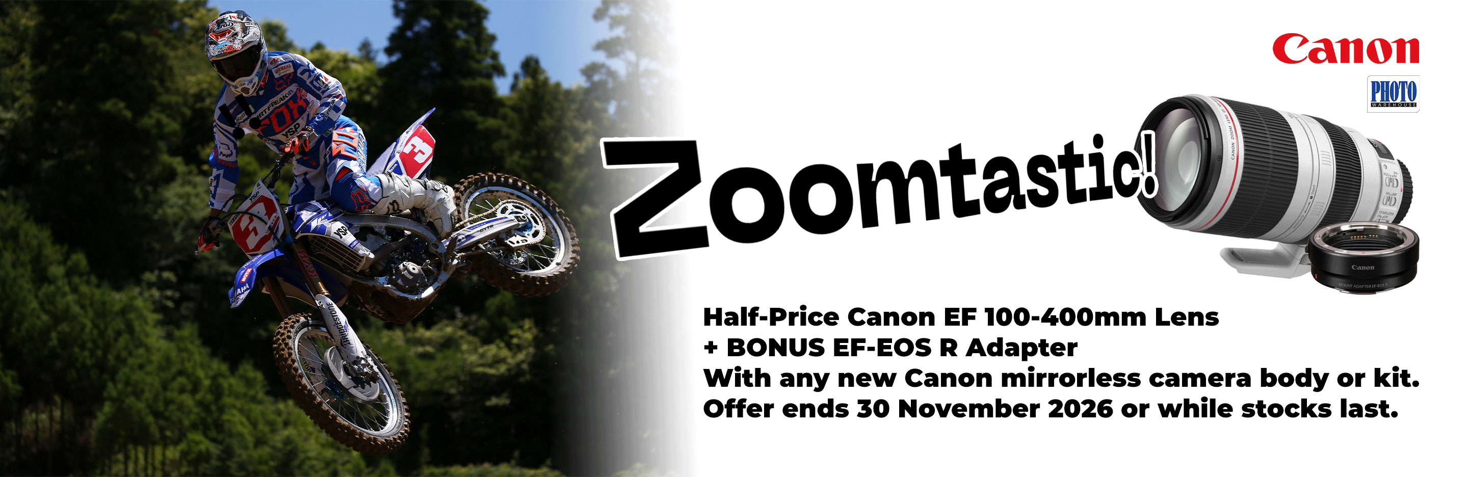 Banner for Canon Zoomtastic! Offer