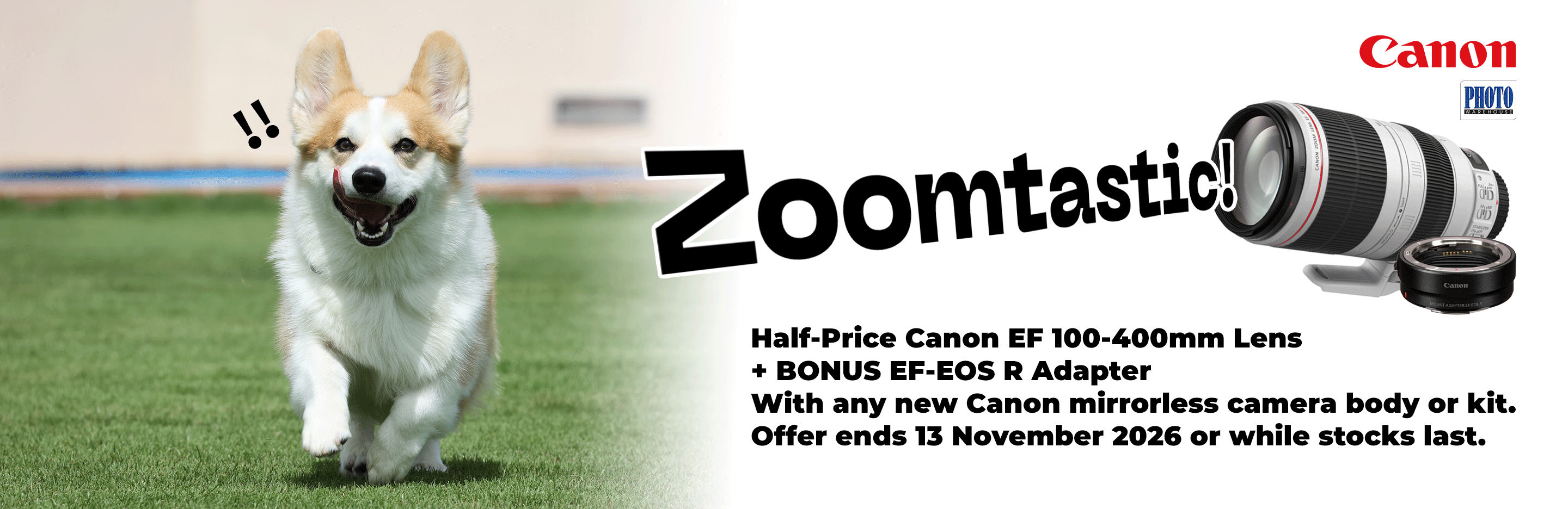 Banner for Canon Zoomtastic! Offer