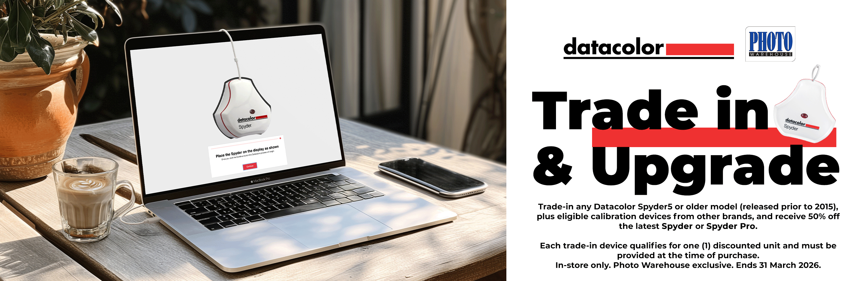 Banner for Datacolor Trade-in & Upgrade