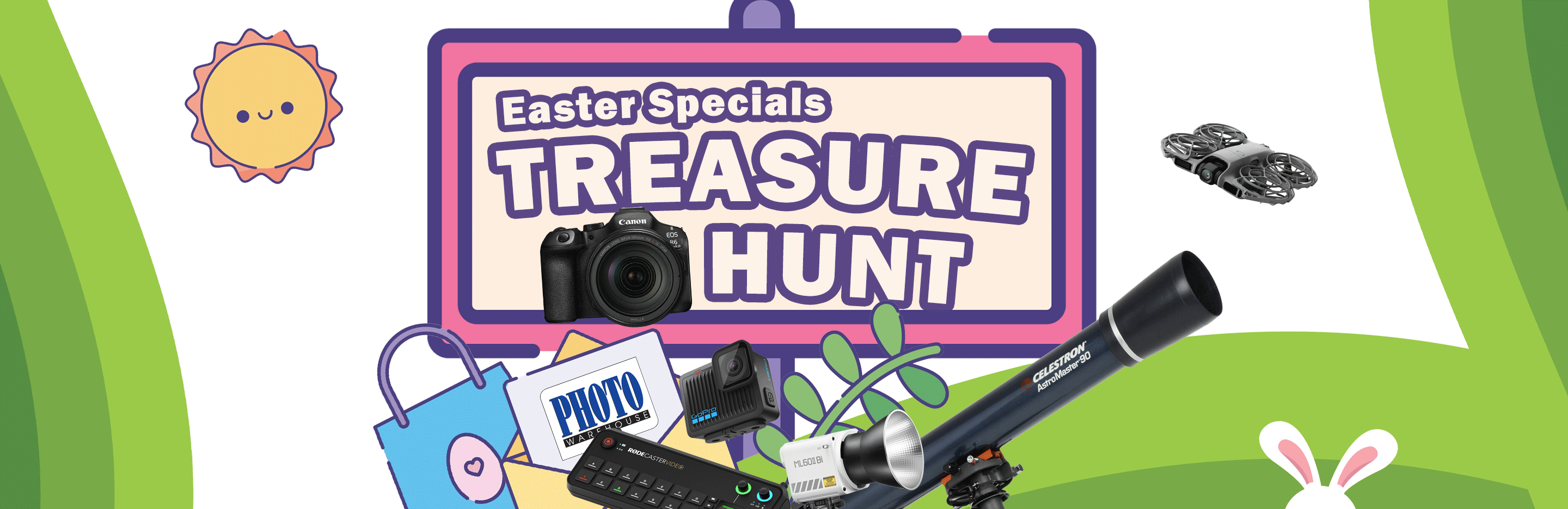 Banner for Easter Treasure Hunt