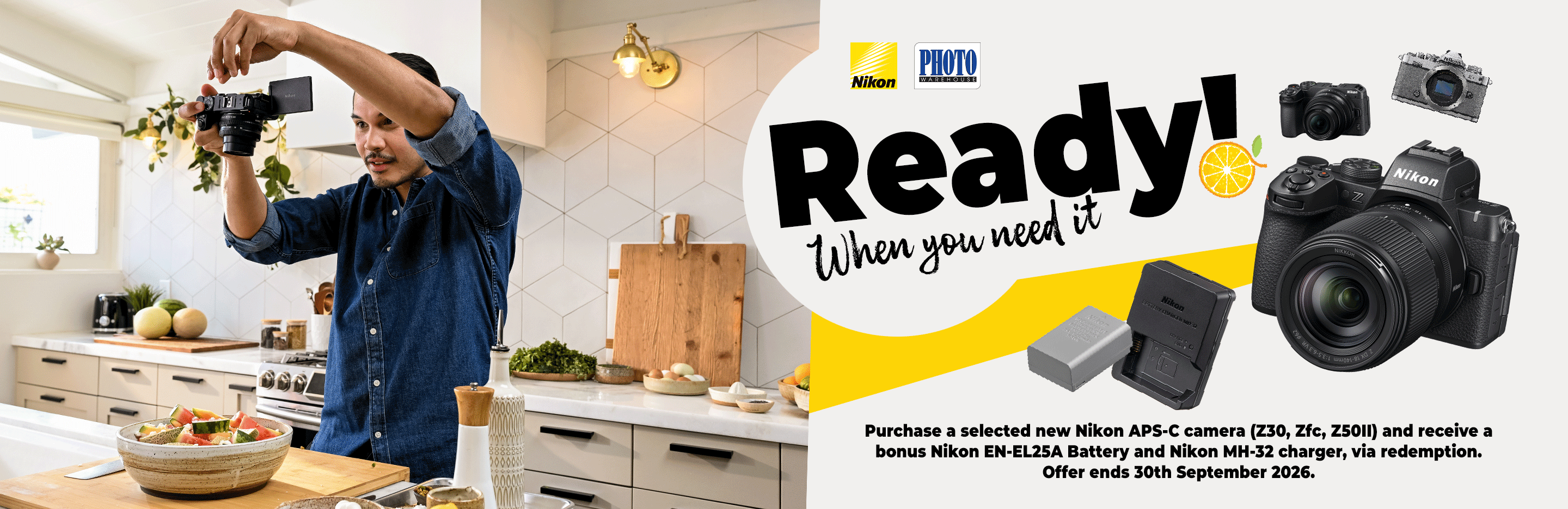 Banner for Nikon APS-C Bonus Power