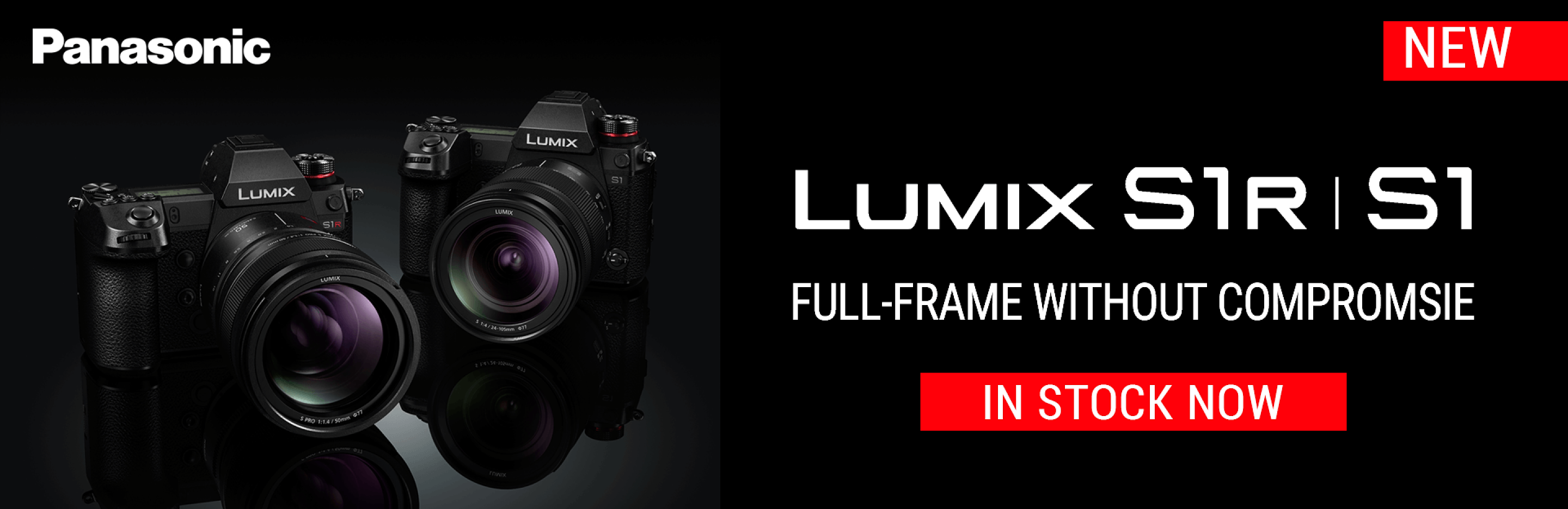 Banner for Panasonic Lumix S1r and S1 