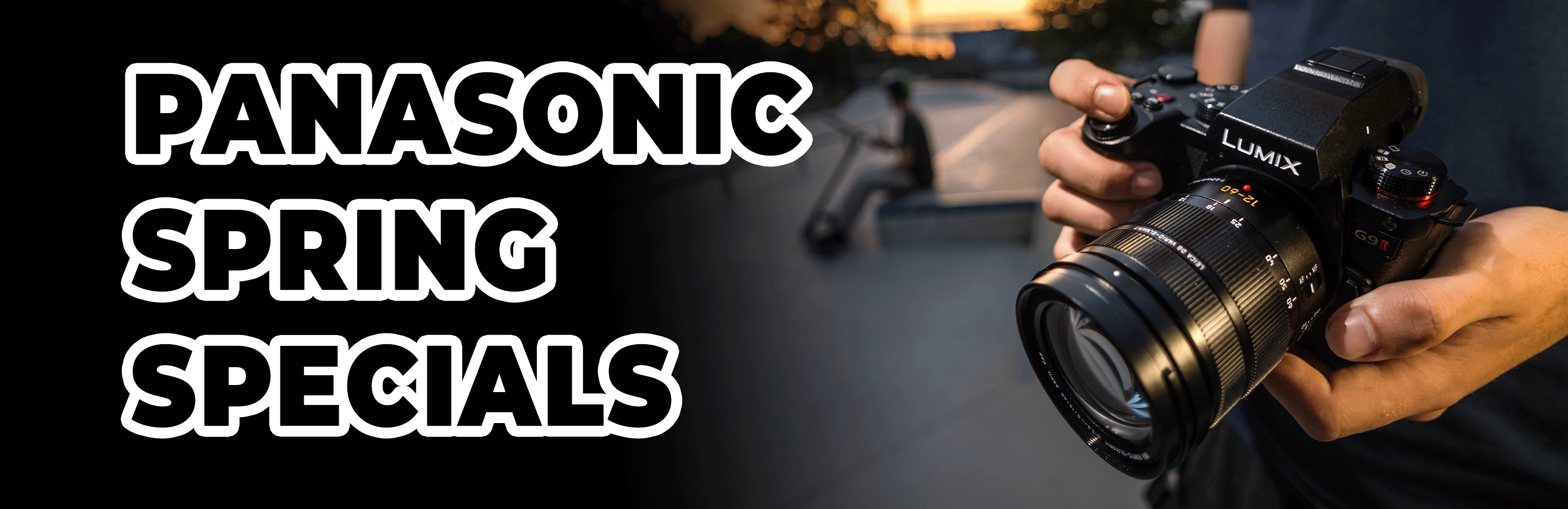Banner for Panasonic Spring Sale