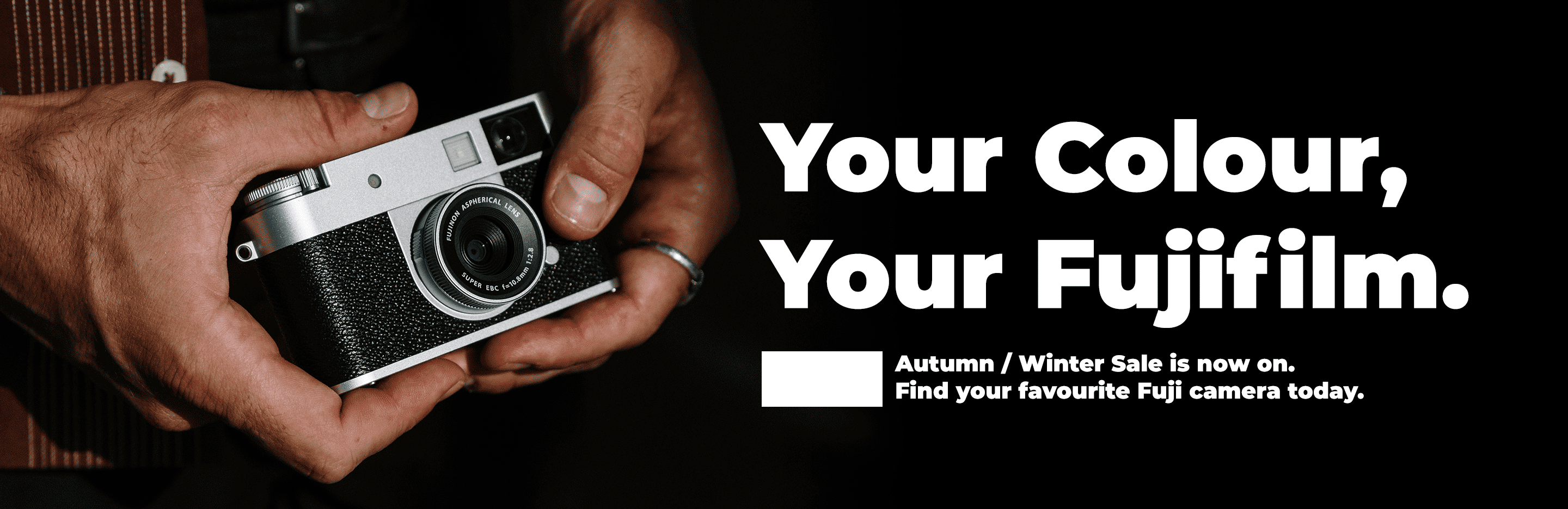 Banner for Your Colour, Your Fujifilm.