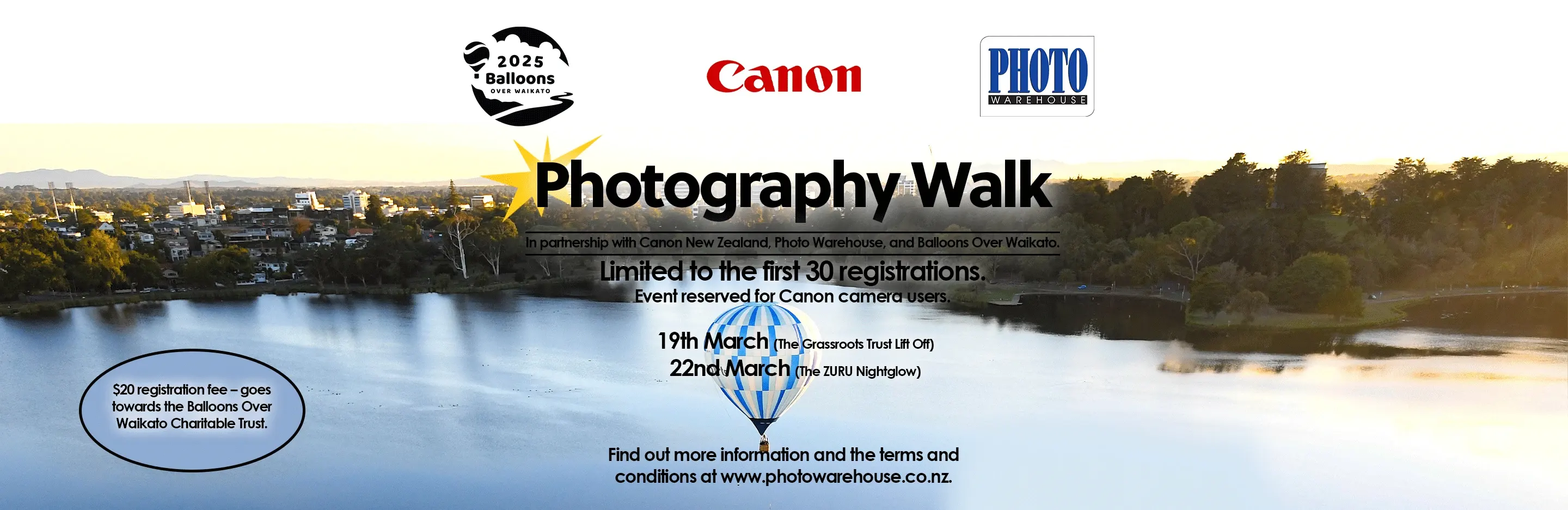 Balloons Over Waikato Photography Walk