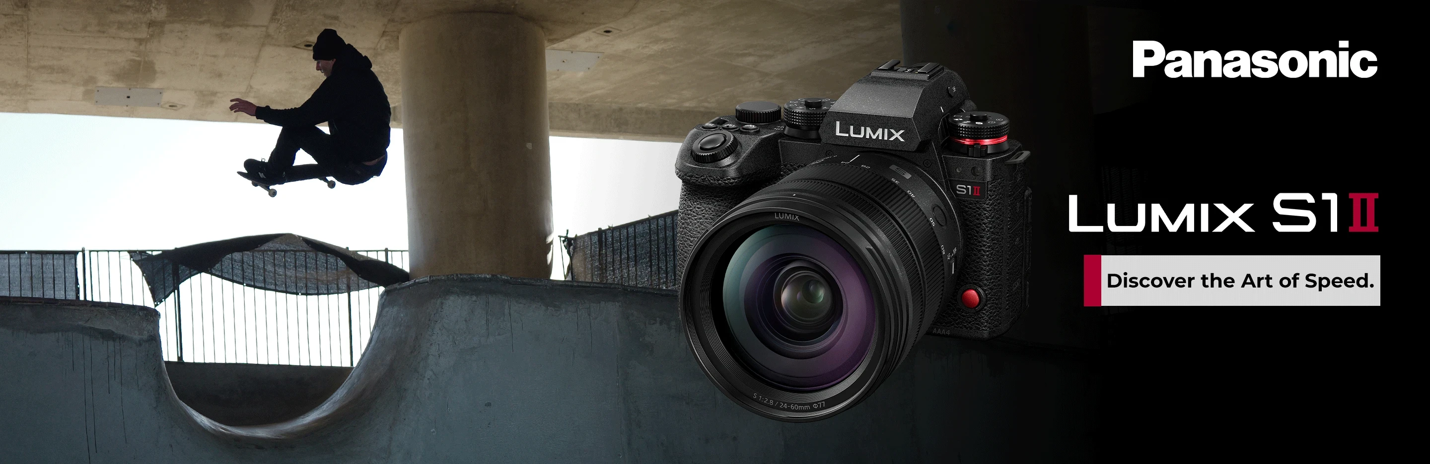 Lumix S1II, discover the art of speed.