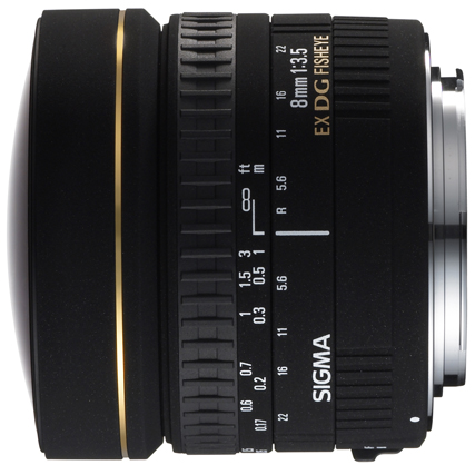 Sigma 8mm f3.5 EX DG Circular Fisheye Lens - Nikon