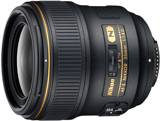 NIKON AF-S 35mm f1.4G NIKKOR LENS - Best Available Image