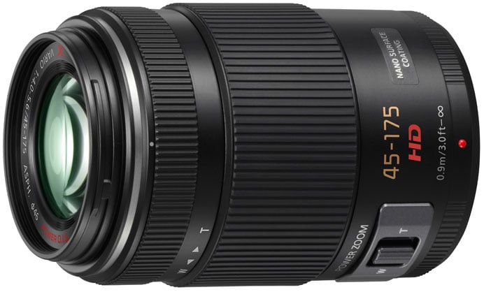 Panasonic PowerZoom 45-175mm f/4.0-5.6 Zoom Lens Black