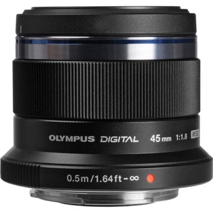 Olympus AF 45mm F1.8  M-ZUIKO PRIME Black + $50 Cashback