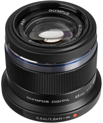 1009470_A.jpg - OM SYSTEM AF 45mm F1.8  M-ZUIKO PRIME Black - Image 1