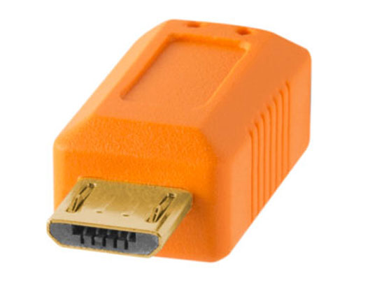 1011400_A.jpg - Tether Tools USB 2.0 A Male Micro B 15 4.6m Orange - Image 1