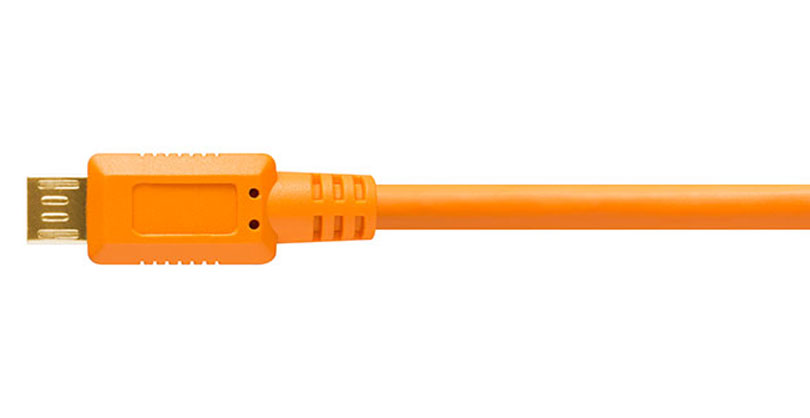 1011400_B.jpg - Tether Tools USB 2.0 A Male Micro B 15 4.6m Orange - Image 2
