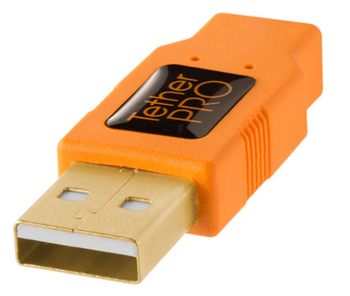 1011400_C.jpg - Tether Tools USB 2.0 A Male Micro B 15 4.6m Orange - Thumbnail 3