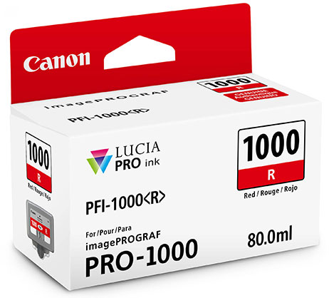 Best image for Canon PFI-1000R Red Ink Prograf 1000