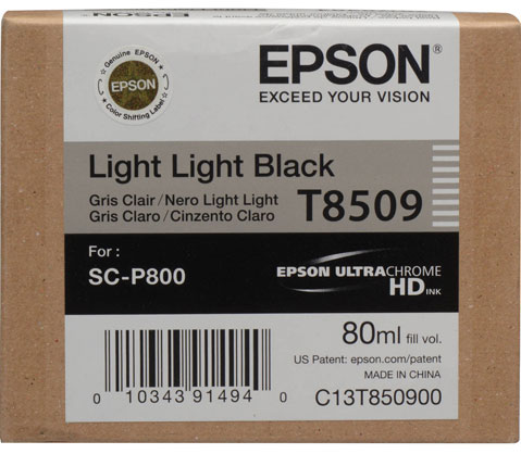 Best image for Epson T8509 80ml Light Light Black SC-P800