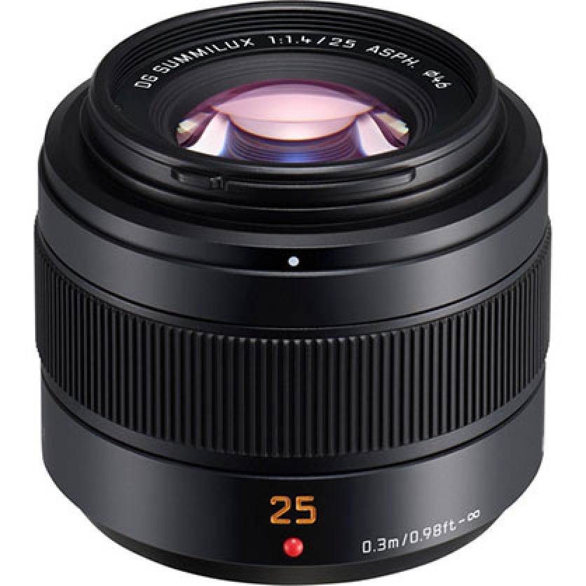 良品 Panasonic LEICA DG SUMMILUX 25mm/F1.4 Panasonic H-XA025 LEICA DG SUMMILUX stałoogniskowy obiektyw