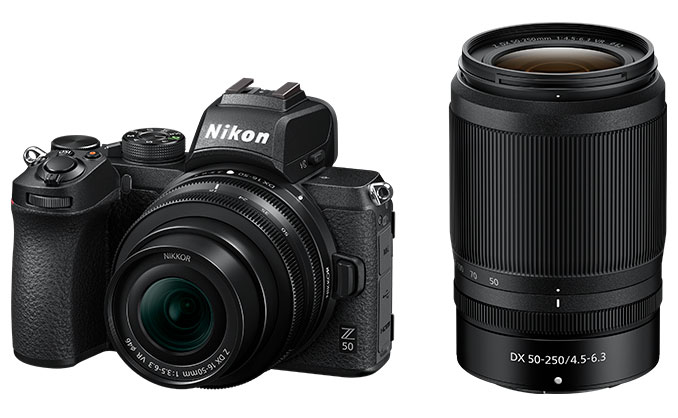 Nikon Z50 Body 16-50mm + DX 50-250mm kit