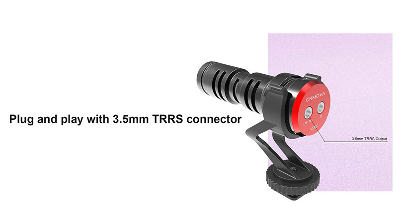 1018140_B.jpg - CKMOVA VCM5 Video Mic w Headphone Jack - Image 2