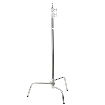 1018800_A.jpg - Godox 270CS C- Stand with Arm kit with Arm, Grip Head, Removable Turtle Base - Image 1