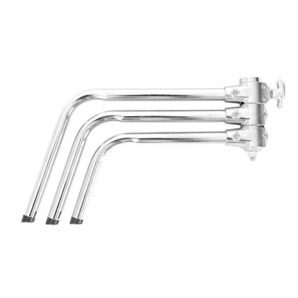 1018800_B.jpg - Godox 270CS C- Stand with Arm kit with Arm, Grip Head, Removable Turtle Base - Image 2