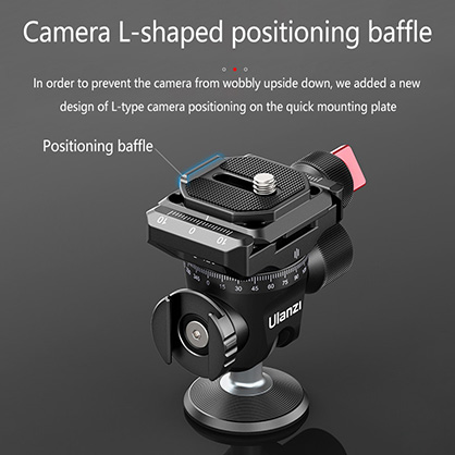 1018820_A.jpg - Ulanzi 360 Panoramic Metal Ball Head - Image 1