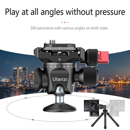 1018820_B.jpg - Ulanzi 360 Panoramic Metal Ball Head - Image 2