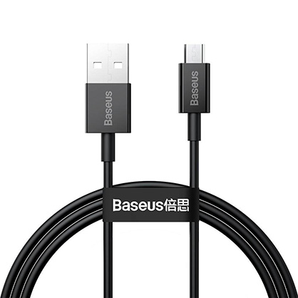 1018840_B.jpg - BASEUS Cable USB to Micro 2A 1m Black