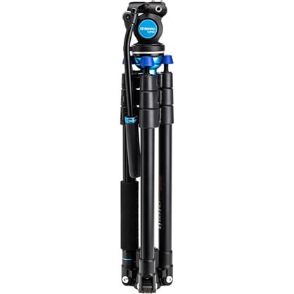 1019100_B.jpg - Benro A1883FS Aero 2 PRO Aluminum Travel Video Tripod with Flip Locks - Thumbnail 2