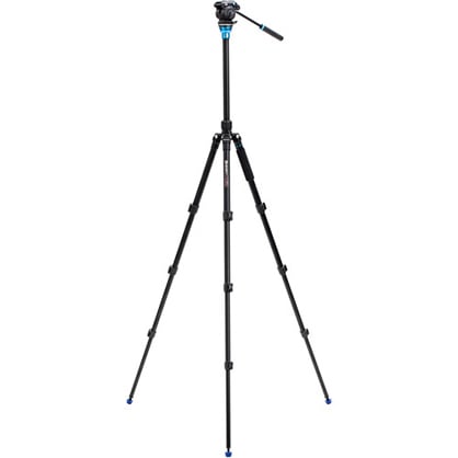1019100_C.jpg - Benro A1883FS Aero 2 PRO Aluminum Travel Video Tripod with Flip Locks - Thumbnail 3