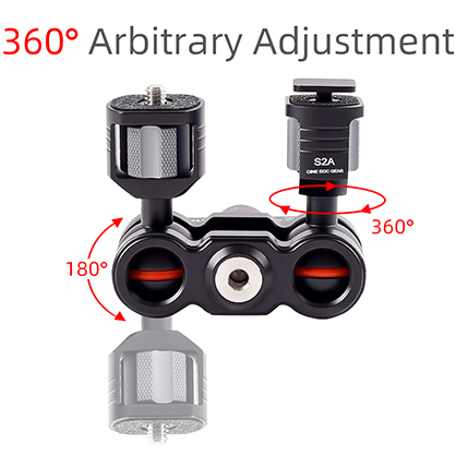 1019160_A.jpg - XILETU TM-S2 Magic Arm with Cold Shoe Mount - Image 1