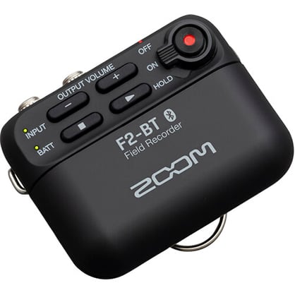 Zoom F2-BT Bluetooth-Enabled Portable Field Recorder with Lavalier