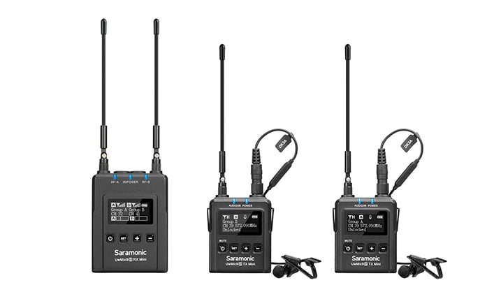 Saramonic UwMic9s Kit2 Mini Premium 2-Person Wireless Microphone