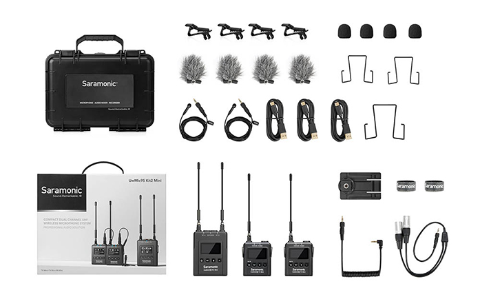 1019400_D.jpg - Saramonic UwMic9s Kit2 Mini Premium 2-Person Wireless Microphone