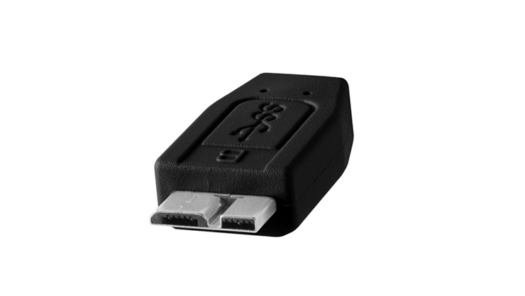 1019450_A.jpg - TetherPro USB 3.0 to Micro-B 30cm Blk CU5404BLK - Image 1
