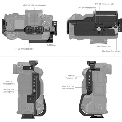 1019730_C.jpg - SmallRig Cage for FUJIFILM X-H2S with FT-XH VG-XH Battery Grip 3933 - Image 3