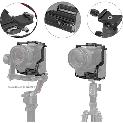1019730_D.jpg - SmallRig Cage for FUJIFILM X-H2S with FT-XH VG-XH Battery Grip 3933 - Thumbnail 4