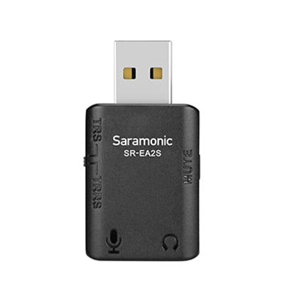  Saramonic Apple Lightning Connector to Female 3.5mm TRRS Audio Jack  Adapter Cable 3 (7.6cm) (SR-C2002) : Electronics