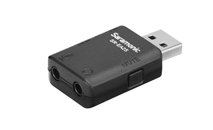 1019750_B.jpg - Saramonic SR-EA2S Audio Adapter with USB-A Connector