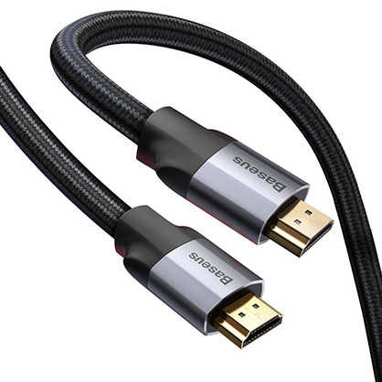 1019860_A.jpg - Baseus Enjoyment Series 4KHD Male To 4KHD Male Adapter Cable 5m Dark gray